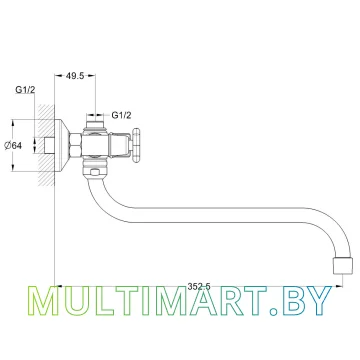 Смеситель Econoce EC0608 картинка 2